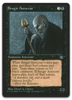 Sengir Autocrat (LP) Homelands HML Magic MTG - Image 1