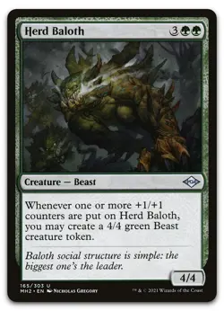 Herd Baloth #165 (NM) Modern Horizons 2 MH2 Magic MTG - Image 1