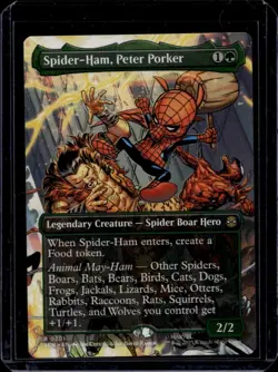 Spider-Ham, Peter Porker (Borderless) R Marvel's Spider-Man 201 NM - Image 1