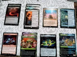 TMNT MTG Rare Foil / Non Lot (12) Mikey, Don, Bebop, Rocksteady, Michelangelo - Image 1