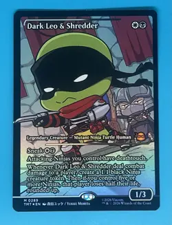Dark Leo & Shredder Showcase Teenage Mutant Ninja Turtles Foil - Image 1