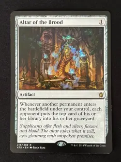 1x MTG Altar of the Brood - Khans of Tarkir (KTK) #216 - Magic the Gathering - Image 1