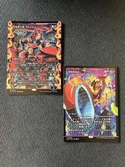 Chandra, Spark Hunter/Explosive Getaway MtG: Aetherdrift (JPN Showcase Foil) - Image 1