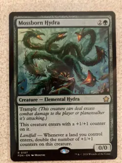 Mossborn Hydra Magic: the Gathering Foundations #107 - Image 1