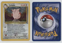 Clefable Holo Pokemon Jungle #1 1999 - Image 3