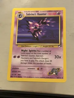 Sabrina's Haunter - 58/132 Gym Heroes - Pokemon TCG - 2000 NM - Image 1