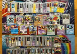 Vintage & Modern Pokemon Card Lot Theme Deck Cards Fire 173 Cards Vaporeon - Image 2
