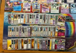 Vintage & Modern Pokemon Card Lot Theme Deck Cards Fire 173 Cards Vaporeon - Image 3