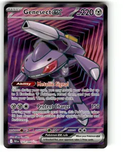 Pokemon TCG SV: Black Bolt #161/086 Genesect EX NM - Image 1