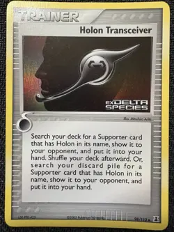Pokemon TCG Holon Transceiver Ex Delta Species 98/113 Reverse Holo Stamped 2005 - Image 1