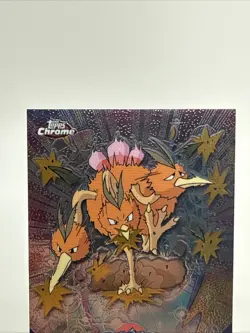 2000 Topps Chrome Pokemon Series 2 -Dodrio #85 - Image 3