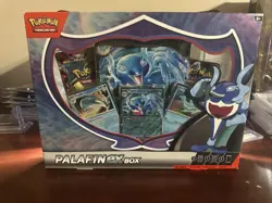 Pokemon TCG: Palafin ex Collection Box New Sealed 4 Boosters - Image 1
