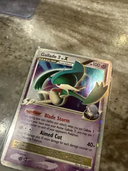Pokemon TCG Gallade E4 LV.X Holo Rare Card 106/111 Rising Rivals English LP - Image 1