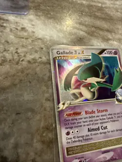 Pokemon TCG Gallade E4 LV.X Holo Rare Card 106/111 Rising Rivals English LP - Image 2
