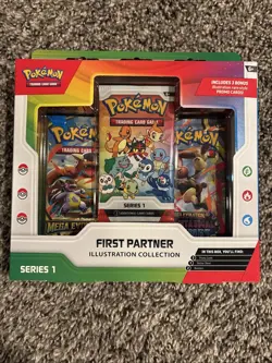 Pokemon TCG First Partner Illustration Collection Series 1 New Sealed - Image 1
