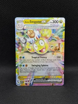 Alolan Exeggutor ex 133/191 DOUBLE RARE HOLO Surging Sparks Sv08 Pokemon English - Image 1