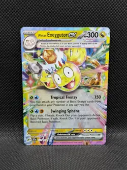 Alolan Exeggutor ex 133/191 DOUBLE RARE HOLO Surging Sparks Sv08 Pokemon English - Image 3