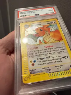 PSA 2 - Dragonite #9 Expedition Holo Pokemon TCG E-Reader 2002 WOTC Rare! 9/165 - Image 3