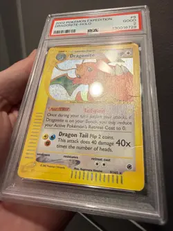 PSA 2 - Dragonite #9 Expedition Holo Pokemon TCG E-Reader 2002 WOTC Rare! 9/165 - Image 4