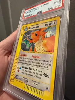 PSA 2 - Dragonite #9 Expedition Holo Pokemon TCG E-Reader 2002 WOTC Rare! 9/165 - Image 5
