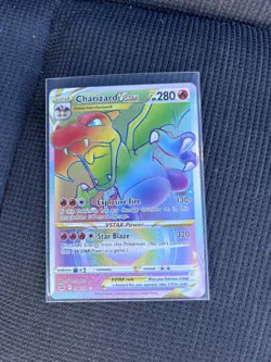 Charizard VSTAR Secret Rainbow Rare 174/172 - Brilliant Stars - Pokemon Card - Image 1