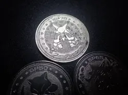 Pokemon Card Meiji Promo Metal Battle Coin x3 Alakazam Kadabra Abra #6314 - Image 2