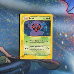 Pokemon Arbok Holo Expedition Base 3/165 TCG Eng 70 HP 2002 Poison Reaction 20 - Image 1