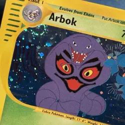 Pokemon Arbok Holo Expedition Base 3/165 TCG Eng 70 HP 2002 Poison Reaction 20 - Image 3