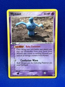 Pokemon TCG Wynaut 71/92 EX Legend Maker Non Holo - Image 1