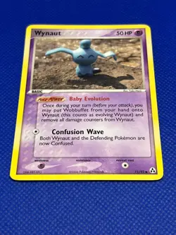 Pokemon TCG Wynaut 71/92 EX Legend Maker Non Holo - Image 2