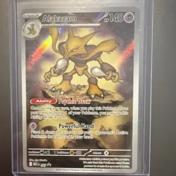 Pokemon Alakazam Promo Holo 009 Me: Mega Evolution Stage 2 140 HP Psychic Draw - Image 1