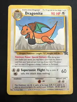 Wizards of the Coast (WotC) Black Star Promo Pokemon Card Lot: Mewtwo Dragonite - Image 2