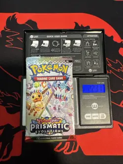 22.31g Heavy - Pokemon TCG S&V - Prismatic Evolution Booster Pack! Semi GOD U - Image 1