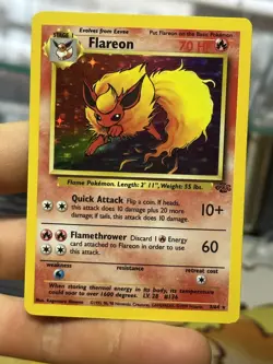 Flareon 3/64 Vaporeon 12/64 Jolteon 4/64 Jungle 1999 Vintage Pokemon Card WOTC - Image 3