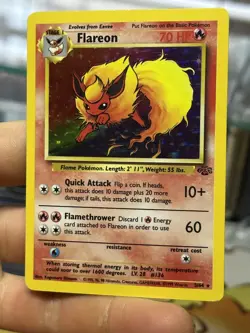 Flareon 3/64 Vaporeon 12/64 Jolteon 4/64 Jungle 1999 Vintage Pokemon Card WOTC - Image 4