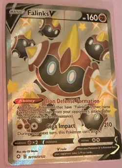 Falinks V SV115/SV122 - Shining Fates: Shiny Vault - Pokemon TCG (NM) - Image 1