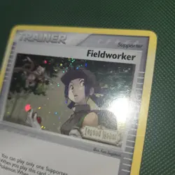 SWIRL 🌀💫 MP Fieldworker 73/92 EX Legend Maker Reverse Holo Stamp Pokemon Card - Image 2