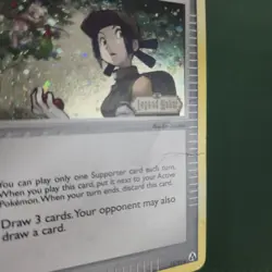 SWIRL 🌀💫 MP Fieldworker 73/92 EX Legend Maker Reverse Holo Stamp Pokemon Card - Image 4