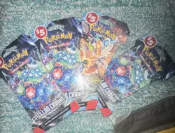 Pokemon TCG Scarlet & Violet -STELLAR CROWN Booster 4 Packs - Image 1