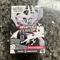 Pokemon Scarlet & Violet White Flare Booster Bundle 6 Packs NEW SEALED - Image 1