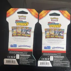 Pokemon SCARLET & VIOLET SURGING SPARKS SLEEVED BOOSTER - LOT OF 11 - ALL 4 ARTS - Image 3