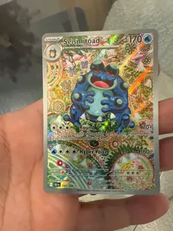 Seismitoad 105/086 - Illustration Rare - Black Bolt - Pokemon TCG English (MINT) - Image 3