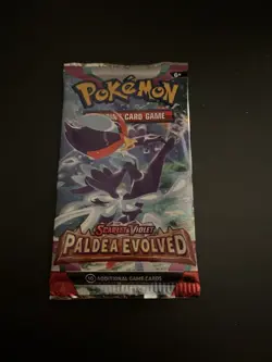 Heavy 22.31g Pokemon Sealed Paldea Evolved Booster Pack - Image 2