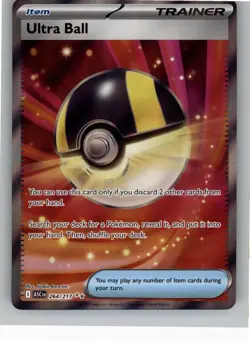 ULTRA BALL 264/217 ULTRA RARE ME: ASCENDED HEROES POKEMON NM - Image 1