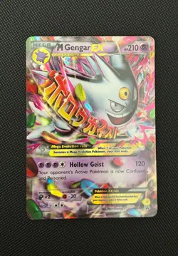 M Gengar EX Full Art Promo Holo XY166 Pokemon TCG XY - Image 1