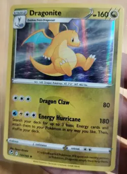 Pokemon TCG Dragonite 131/195 Holo Rare : Silver Tempest NM - Image 1