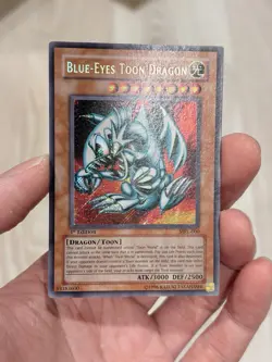Blue-Eyes Toon Dragon MRL-000 Magic Ruler 1st Edition Yugioh LP/MP - Image 1