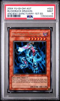 Blowback Dragon AST-022 Ultra Rare 1st Edition Yugioh PSA 9 *466 - Image 1