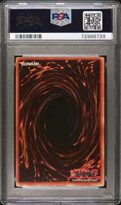 Blue Eyes White Dragon BPT-003 Reverse FOIL Error FADED Yugioh PSA 8 *729 - Image 2