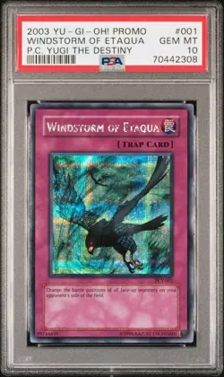 Windstorm Of Etaqua PCY-001 Secret Rare Promo Yugioh PSA 10 *308 - Image 1